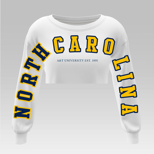 WHITE NORTH CAROLINA BADDIE CROP